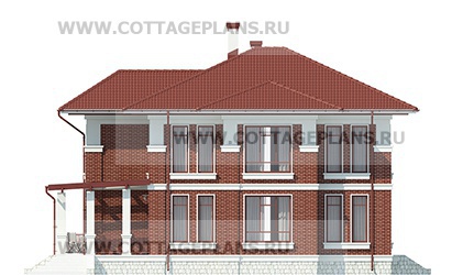 Фасады проект дома 78-59 общ. площадь 265,85 м2
