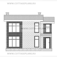 Фасады проект дома 20-85 общ. площадь 205,69 м2