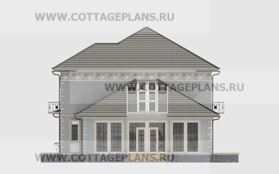 Фасады проект дома 16-86 общ. площадь 214,65 м2