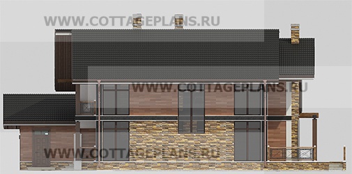 Фасады проект дома 200-53 общ. площадь 350,40 м2