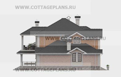 Фасады проект дома 14-62 общ. площадь 467,95 м2