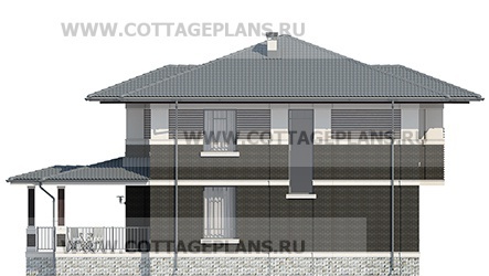 Фасады проект дома 78-15 общ. площадь 203,15 м2