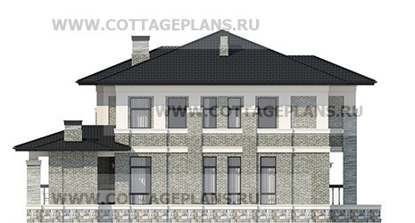 Фасады проект дома 205-33 общ. площадь 387,05 м2