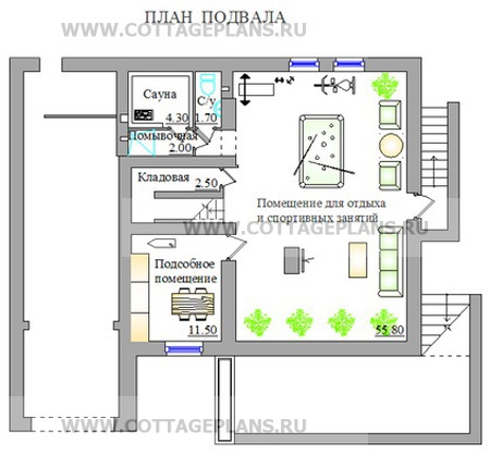 Поэтажные планы проект дома 31-04 общ. площадь 302,6м2