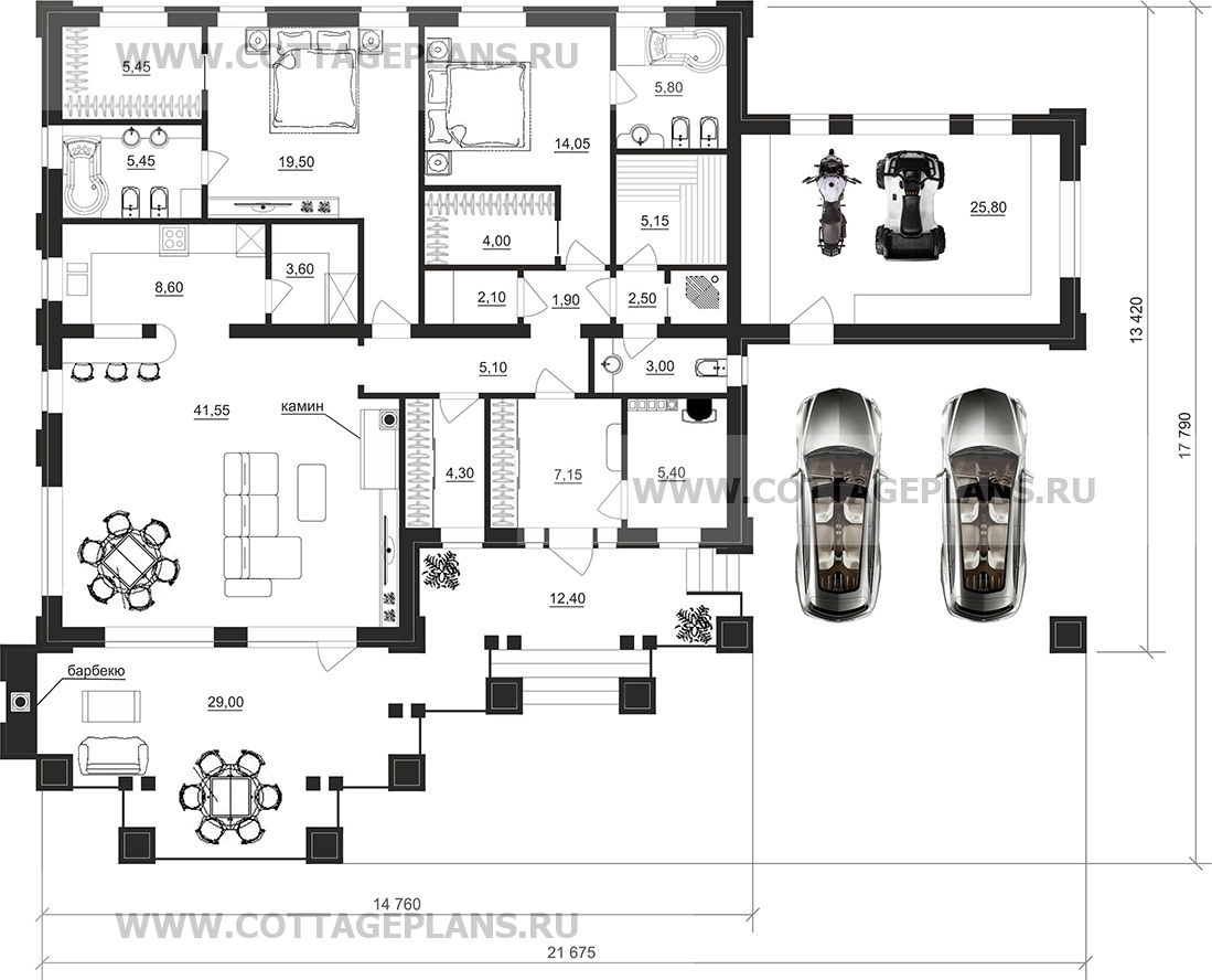 Поэтажные планы проект дома 90-60 общ. площадь 170,25м2