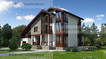 проект дома 74-49 общ. площадь 338,70 м2