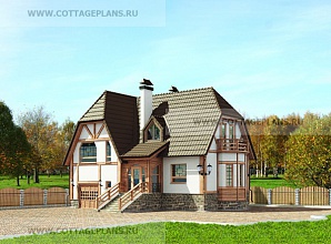 Каталог проекты домов из пеноблоков проект дома 50-38 общ. площадь 169.3м2