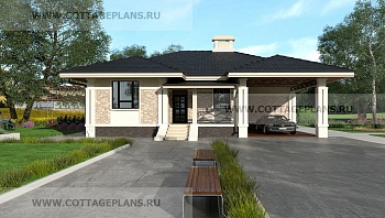 проект дома 702-63 общ. площадь 97.9 м2