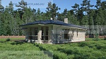 Каталог проекты домов из пеноблоков проект дома 90-65 общ. площадь 123,45 м2