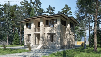 проект дома 201-77 общ. площадь 375,60 м2