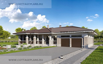 Каталог проекты домов из пеноблоков проект дома 07-83 общ. площадь 189,70 м2