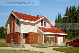 Каталог проекты домов из пеноблоков проект дома 59-46 общ. площадь 148,5 м2