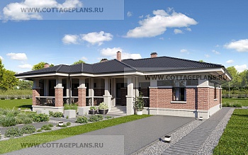 Каталог проекты домов из пеноблоков проект дома 702-54 общ. площадь 160,50 м2