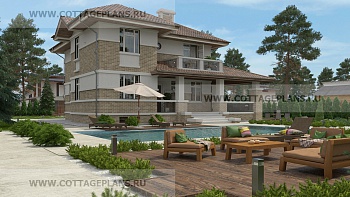 проект дома 201-72 общ. площадь 368,20 м2