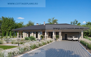 Каталог проекты домов из пеноблоков проект дома 07-68 общ. площадь 145,40 м2