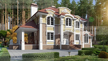 проект дома 71-17 общ. площадь 340,15 м2